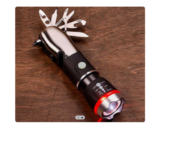 TitanLight 8 en 1 - Linterna Led con Zoom y Multiherramienta