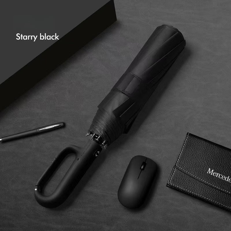 Sombrilla Premium con Clip Inteligente – Diseño Compacto, Resistente y con Protección UV