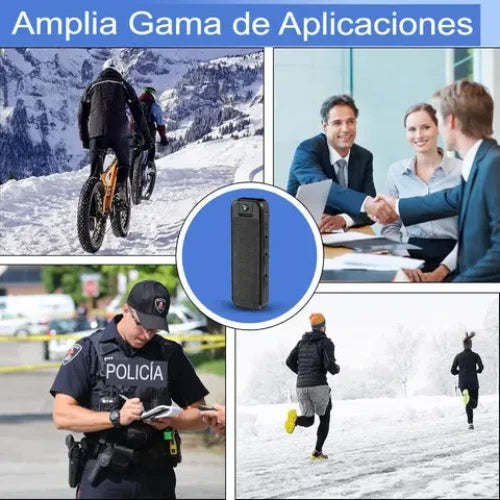 Mini Cámara BodyCam Wi-Fi HD – Seguridad Total en Cualquier Lugar