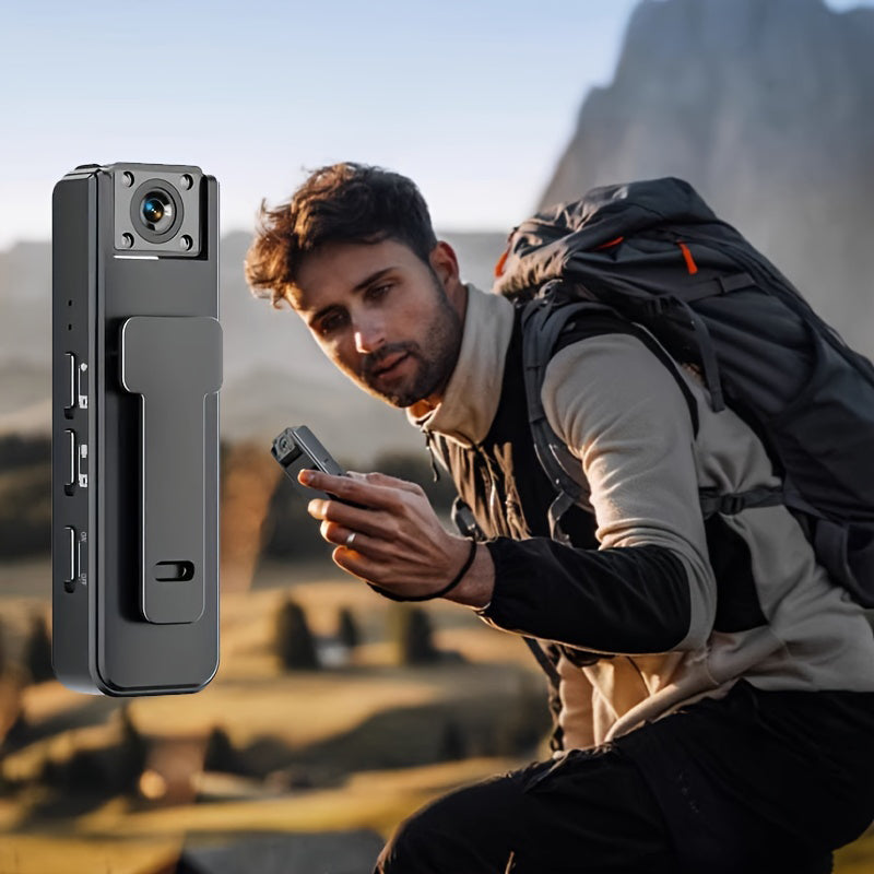 Mini Cámara BodyCam Wi-Fi HD – Seguridad Total en Cualquier Lugar