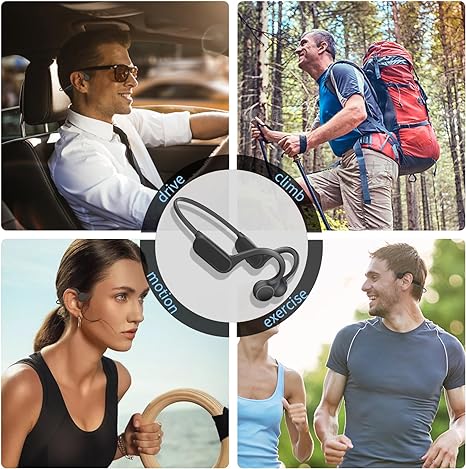 BoneSound Pro™ – ¡Escucha Música SIN Tapar Tus Oídos! – Tecnología de Conducción Ósea S9