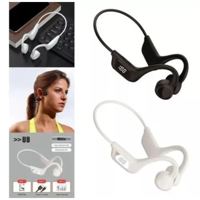 BoneSound Pro™ – ¡Escucha Música SIN Tapar Tus Oídos! – Tecnología de Conducción Ósea S9