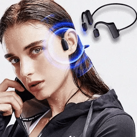 BoneSound Pro™ – ¡Escucha Música SIN Tapar Tus Oídos! – Tecnología de Conducción Ósea S9