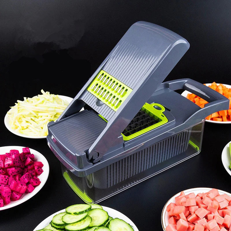 Cortadora Gourmet 16 en 1 – Precisión y Rapidez en tu Cocina