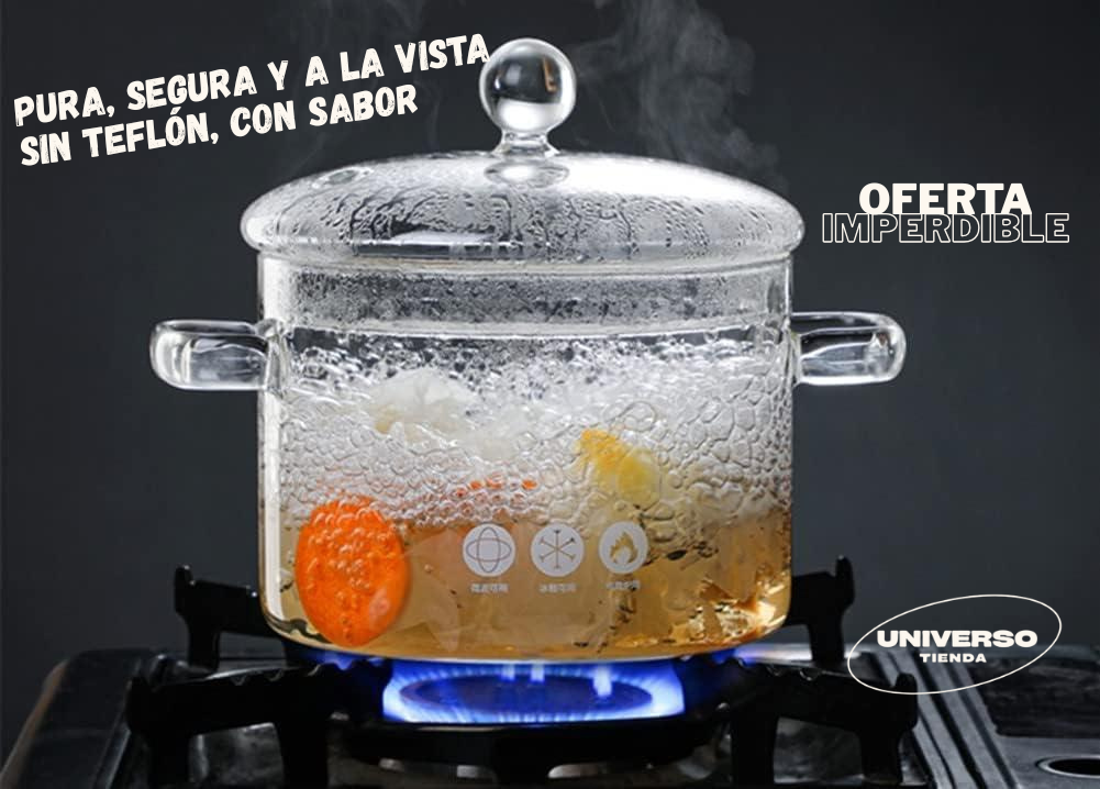 Olla Salud - Salud que se ve - Vidrio 1.5 Litros