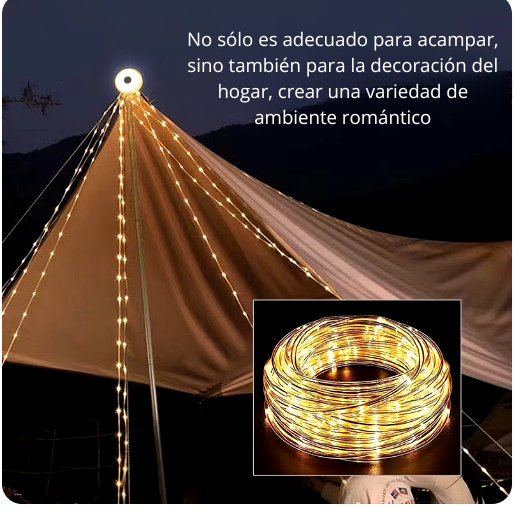 AURORA SOLAR 4 en 1 - LAMPARA CON TIRA LED IMPERMEABLE
