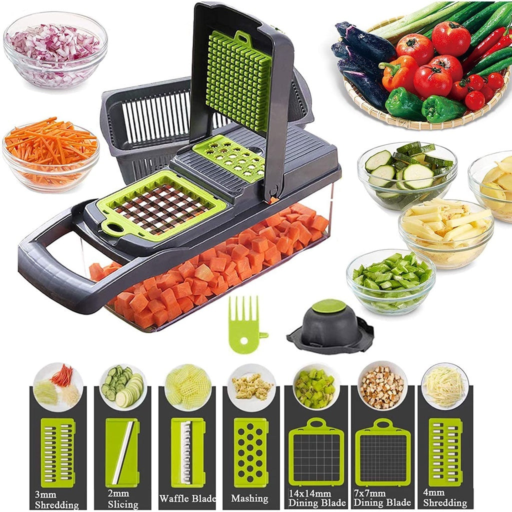 Cortadora Gourmet 16 en 1 – Precisión y Rapidez en tu Cocina