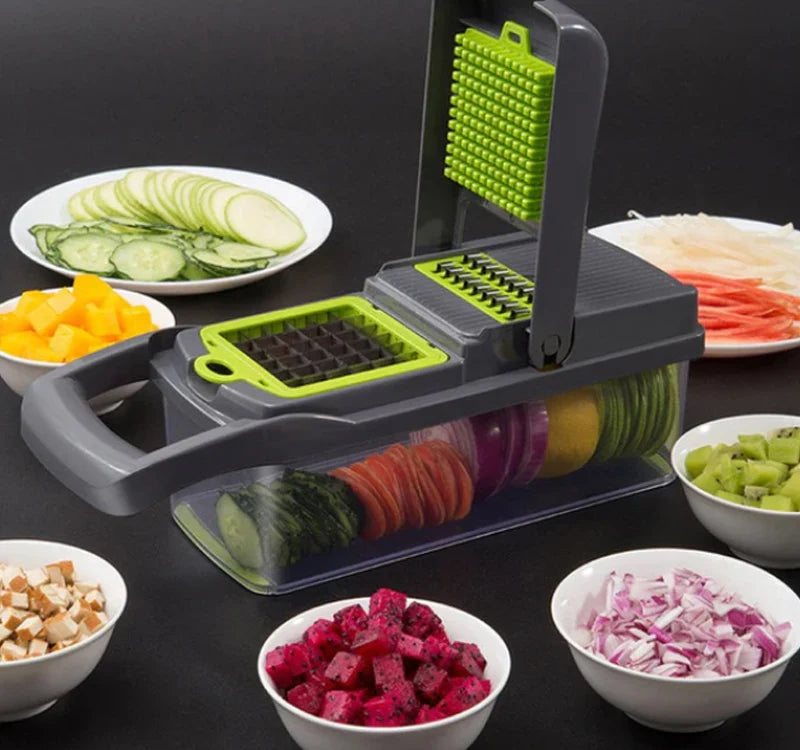 Cortadora Gourmet 16 en 1 – Precisión y Rapidez en tu Cocina