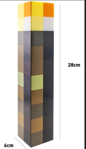 LÁMPARA DECORATIVA MINECRAFT MULTICOLOR