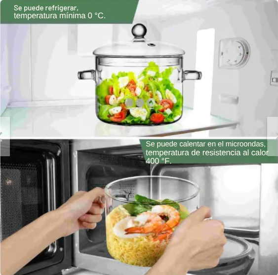 Olla Salud - Salud que se ve - Vidrio 1.5 Litros