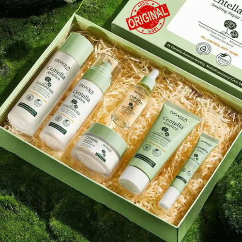 TU RUTINA FACIAL COMPLETA CON CENTELLA ASIÁTICA - KIT BIOAQUA 6 UNDS