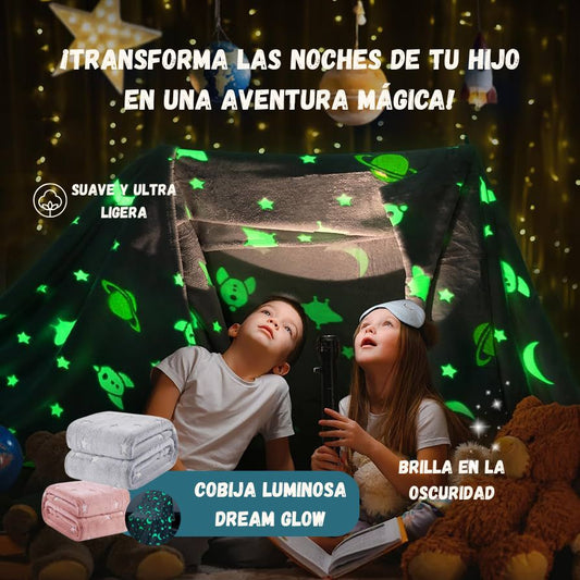 Cobija Mágica DreamGlow™: Brilla en la Oscuridad y Calma la Ansiedad