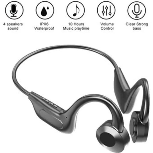 BoneSound Pro™ – ¡Escucha Música SIN Tapar Tus Oídos! – Tecnología de Conducción Ósea S9