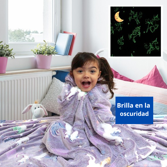 DreamGlow – La Cobija que Hace Brillar los Sueños (120x160 cm)