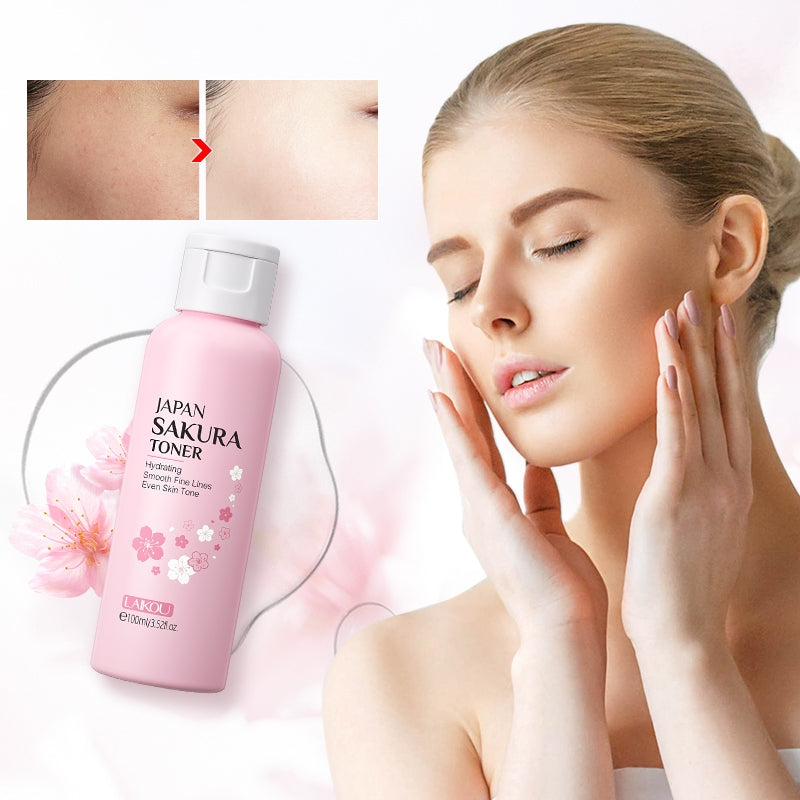 Tônico de Sakura japonesa - El Secreto de la Piel de Porcelana Asiática